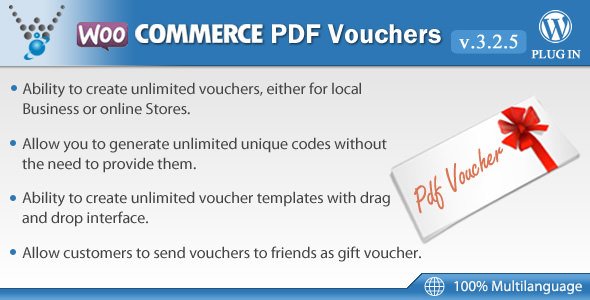 47350  WooCommerce PDF Vouchers v3.2.5 - WordPress Plugin