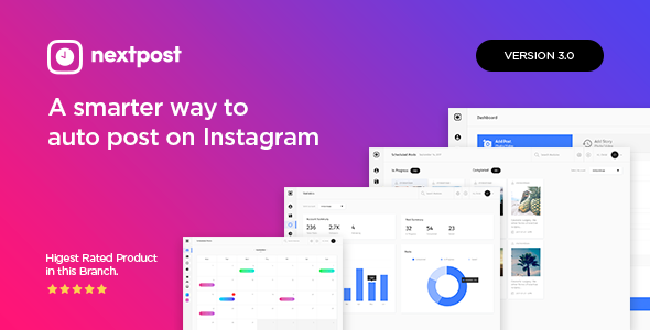 47503  Nextpost Instagram v3.0.5 - Instagram Auto Post & Scheduler