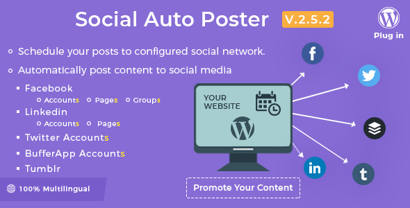 47511  Social Auto Poster v2.5.2 - WordPress Plugin