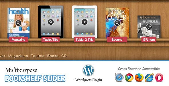 47530  Multipurpose Bookshelf Slider v2.13