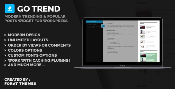 47741  Go trend v1.4 - Wordpress popular posts widget