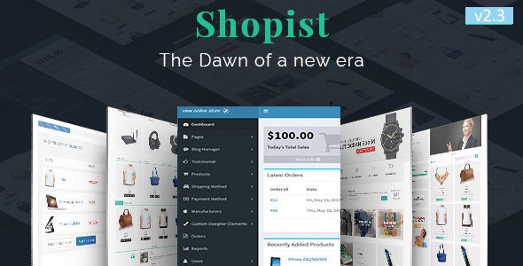 47749  Shopist - Laravel Multivendor eCommerce and Designer