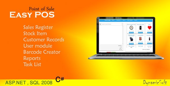 47755  Easy POS v1.6 - Point of Sale