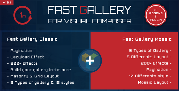 47841  Fast Gallery for Visual Composer v3.1 - Wordpress Plugin