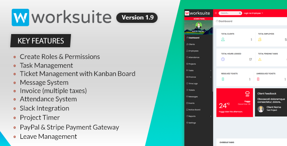 48394  WORKSUITE v1.6.1 - Project Management System