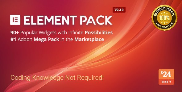 48487  Element Pack v2.3.0 - Addon for Elementor Page Builder