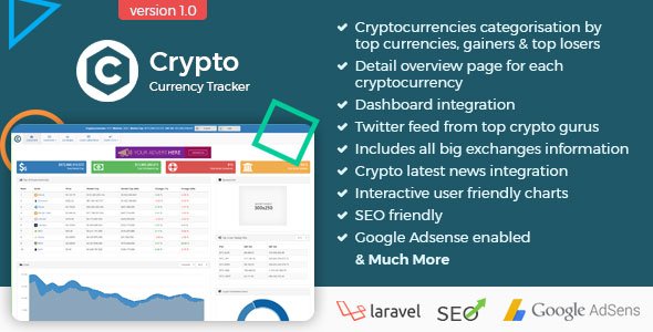 48519  Crypto Currency Tracker - Realtime Prices, Charts, News, ICO's and more