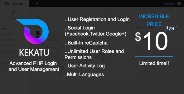 48623  Kekatu - Advanced PHP Login and User Management