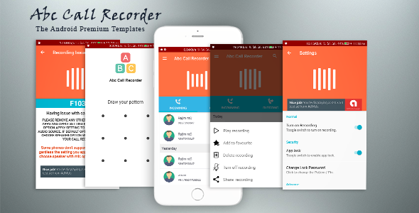 48857  Abc Call Recorder v1.1 - Beautiful UI, Admob, Firebase Push Notification, Admin Panel