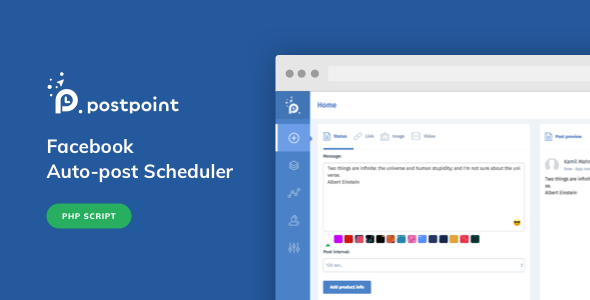 49103  PostPoint v1.0.4 - Facebook Auto Post & Scheduler