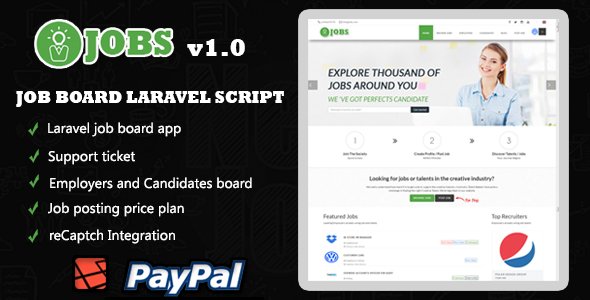 49176  IJOBS - Job board laravel script