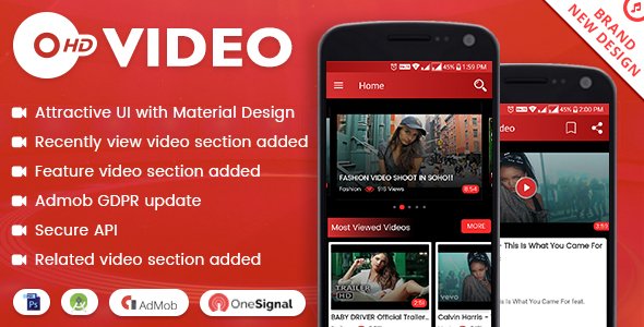 49272  HD Video with Material Design - updated