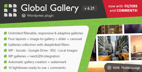 49305  Global Gallery v6.21 - Wordpress Responsive Gallery