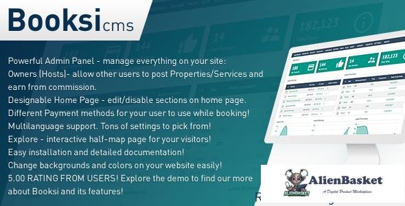 49342  Booksi v1.27 - Property & Vacation Rental Management CMS