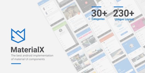 49345  MaterialX v2.1 - Android Material Design UI Components