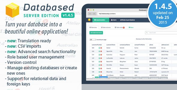 49586  Database Application Platform v1.4.5