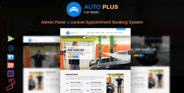 49660  Auto Plus - Laravel Car Wash Booking