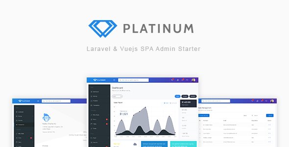 49667  Platinum - Laravel & Vuejs SPA Admin Starter
