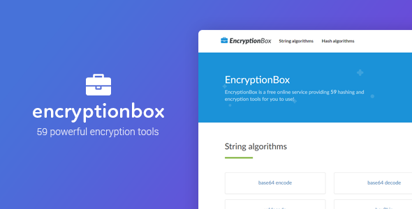 49674  EncryptionBox - 59 Powerful Encryption Tools