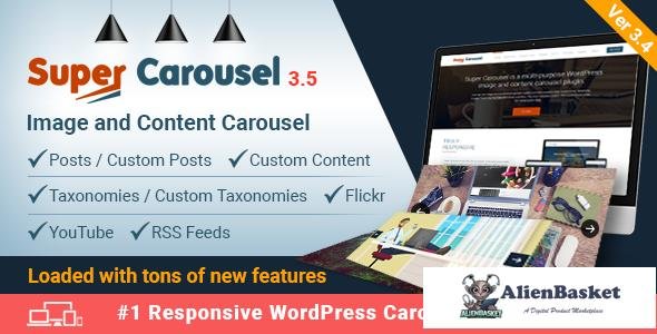 49690  Super Carousel v3.5 - Responsive Wordpress Plugin