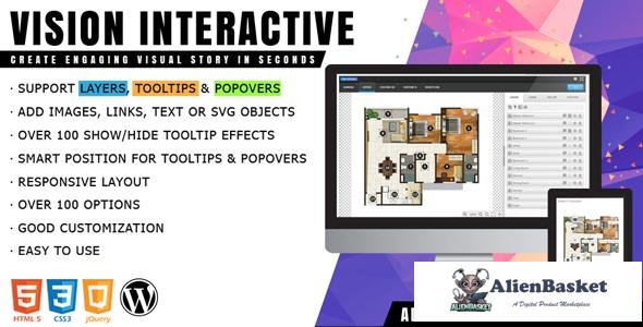 56810  Vision Interactive v1.4.4 - Image Map Builder for WordPress