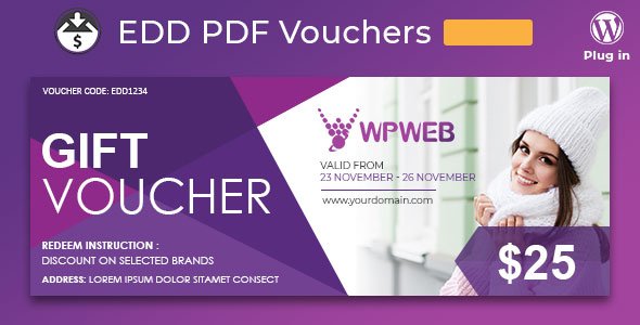 49874  Easy Digital Downloads - PDF Vouchers v2.0.9