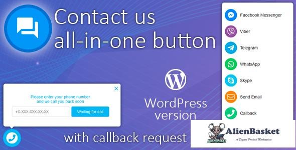 55358  Contact us all-in-one button with callback v1.9.7 - Wordpress Plugin