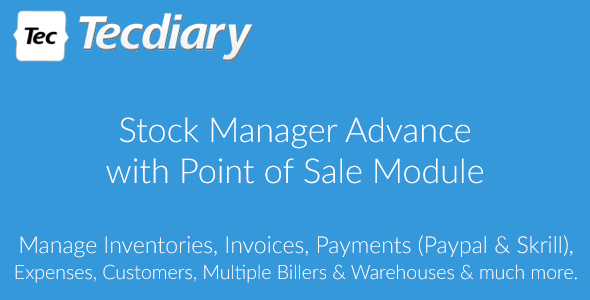 50095  Stock Manager Advance with Point of Sale Module v3.4.11 - 