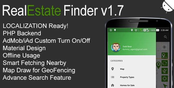 50140  RealEstate Finder Full Android Application v1.7