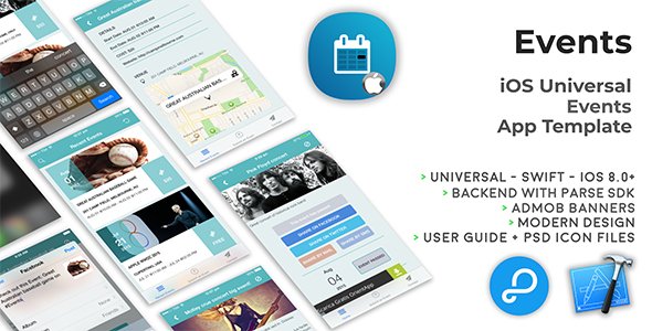 50261  Events - iOS Universal Events App Template (Swift)