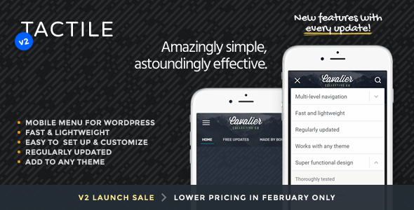 50320  Tactile v2.0 - WordPress Mobile Menu