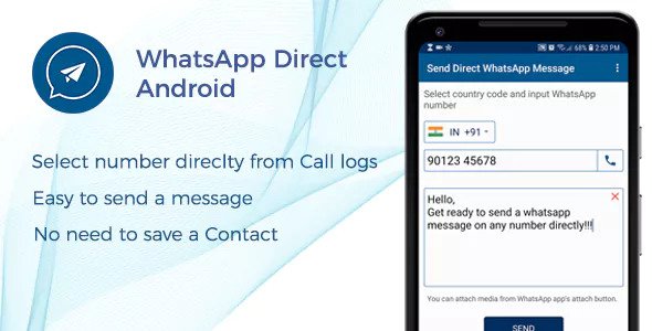 50613  WhatsApp Direct - Send Message Without Contact Android Code