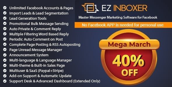 50626  EZ Inboxer v7.0.2 - Master Messenger Marketing Software For Facebook - 