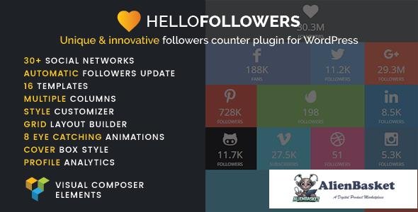 51520  Hello Followers v2.3 - Social Counter Plugin for WordPress