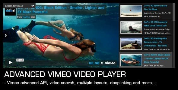50743  Advanced Vimeo Video Player