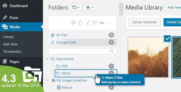50789  WP Real Media Library v4.3.0 - Media Categories / Folders