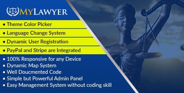 50798  MyLawyer v1.0 - Dynamic Lawyer Directory System Script - 