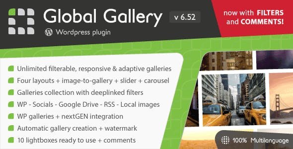50806  Global Gallery v6.52 - Wordpress Responsive Gallery