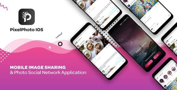 50953  PixelPhoto IOS v1.0.2 - Mobile Image Sharing & Photo Social Network