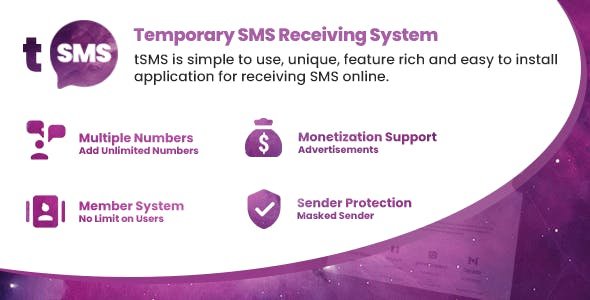 50980  tSMS - Temporary SMS Receiving System