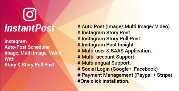 51088  Instantpost v1.4 - Instagram Posting Solution