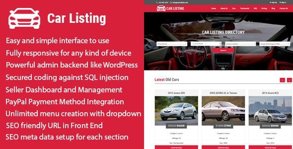 51135  Carlisting v1.2 - Auto and Car Listing Multi-Vendor Directory CMS