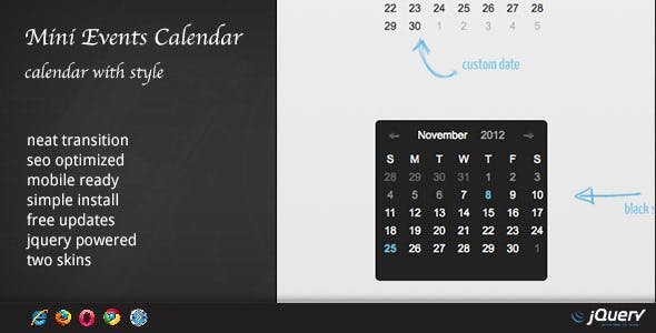 51194  Events Calendar v1.6.3 - WordPress Plugin DZS