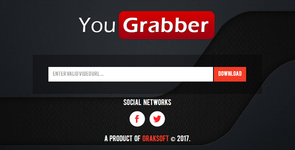 51211  YouGrabber v1.0 - Premium YouTube Downloader & YouTube to MP3 Script