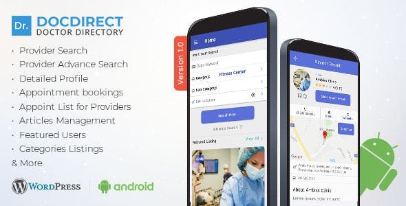 51315  DocDirect App v1.0.1 - Doctor Directory Android Native App