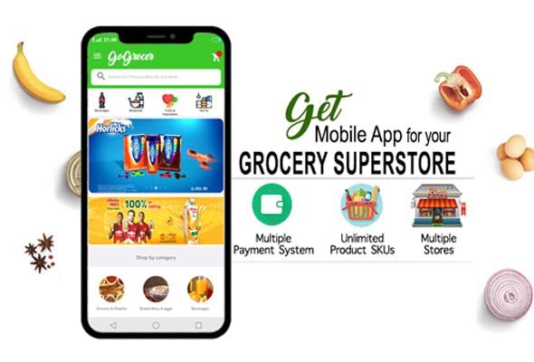 51387  Grocery Supermarket Android App with Backend, Manager and Driver App
