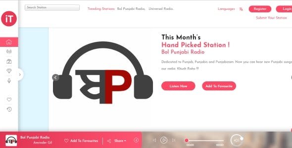 51417  Radio Streaming php Script