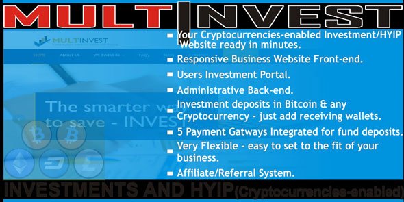 51535  MultInvest - Cryptocurrencies Investment Script