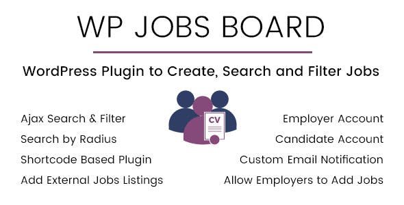 51568  WP Jobs Board v1.4 - Ajax Search and Filter WordPress Plugin