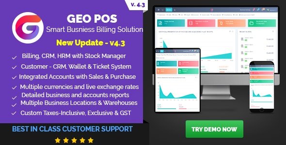 51725  Geo POS v4.3 b79 - Point of Sale, Billing and Stock Manager Application